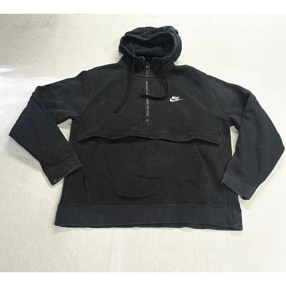Nike Men’s Black Half-Zip Hoodie